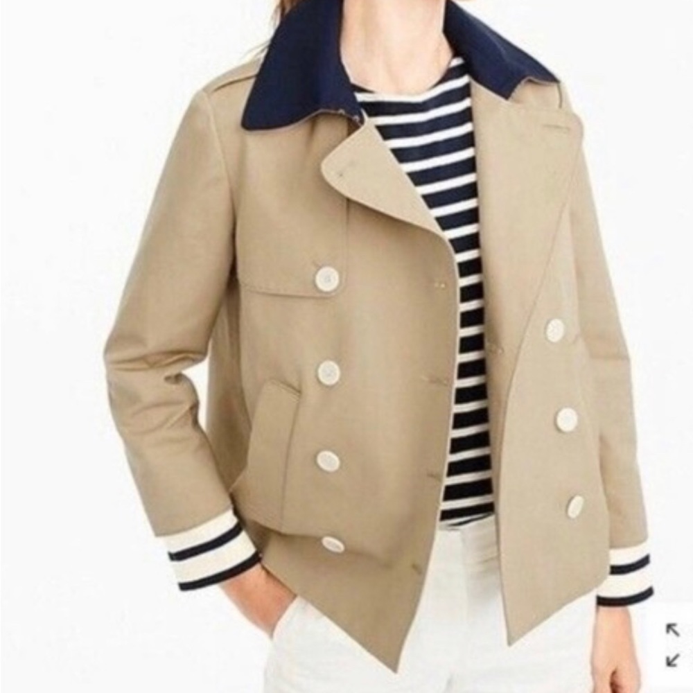 J. Crew Short Trench Coat
